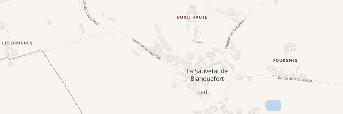 Plan du 67 Che des Ânes à Blanquefort-sur-Briolance