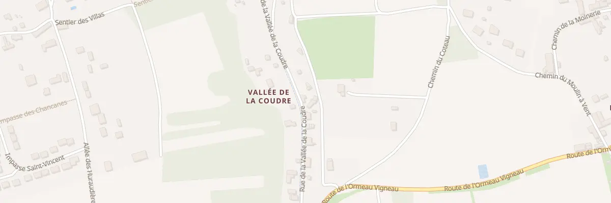 Plan du 7 Rue Vallee de la Coudre à Lussault-sur-Loire