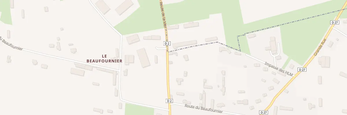 Plan du 512 Rte de la Mer à Avremesnil