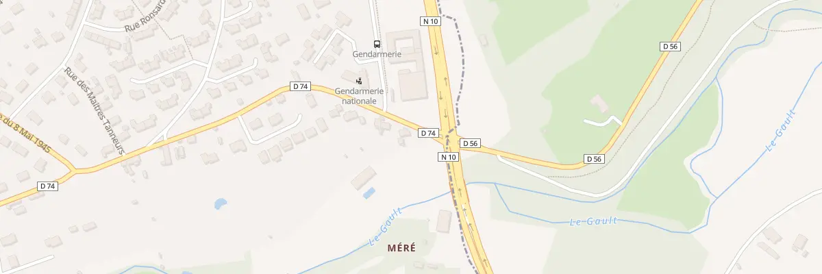 Plan du 96 Rue Voltaire à Château-Renault