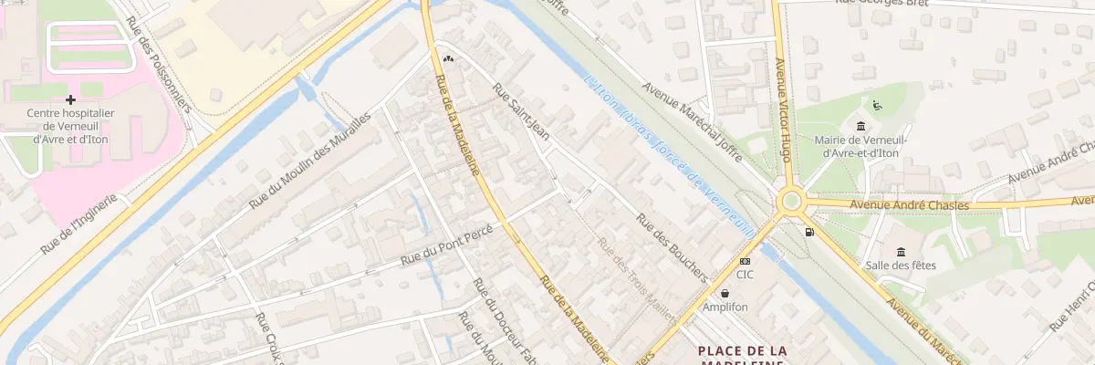 Plan du 93 Rue du Télégraphe à Verneuil d’Avre et d’Iton