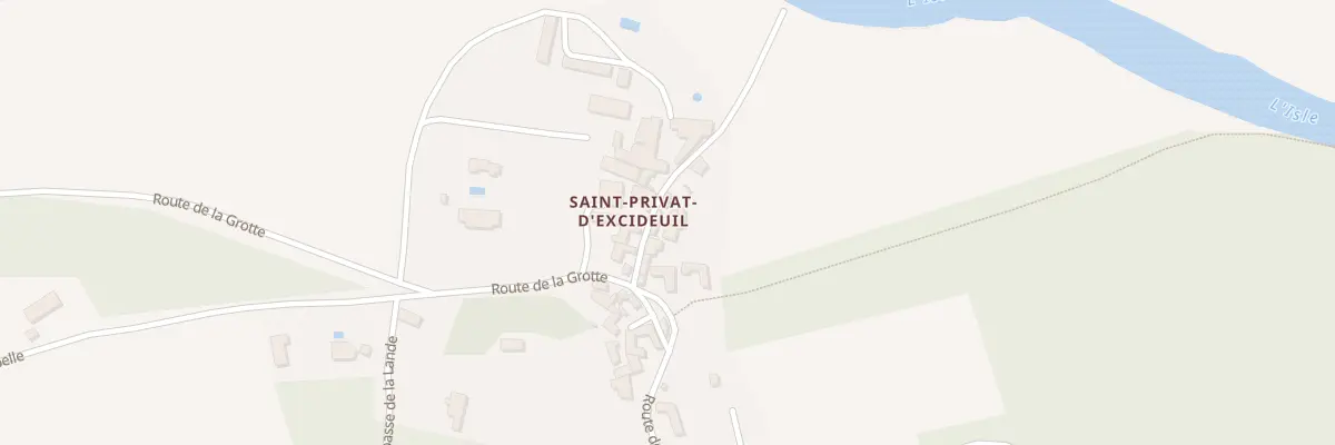 Plan du 58 Che du Château de St-Privat à Savignac-les-Églises