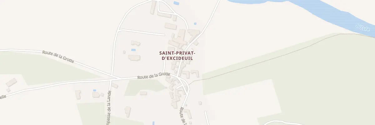Plan du 44 Che du Château de St-Privat à Savignac-les-Églises