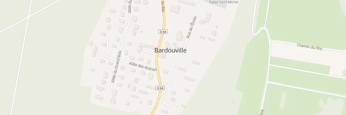 Plan du 5080 Le Bourg à Bardouville