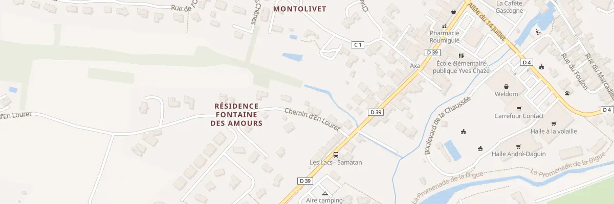Plan du 88 Che d’EnLouret à Samatan