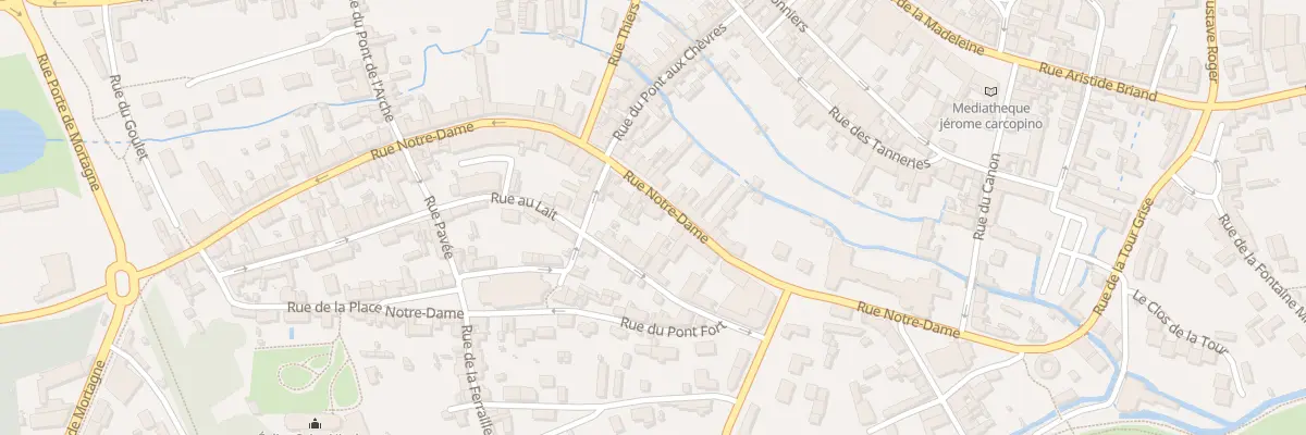 Plan du 408 Rue Notre-dame à Verneuil d’Avre et d’Iton