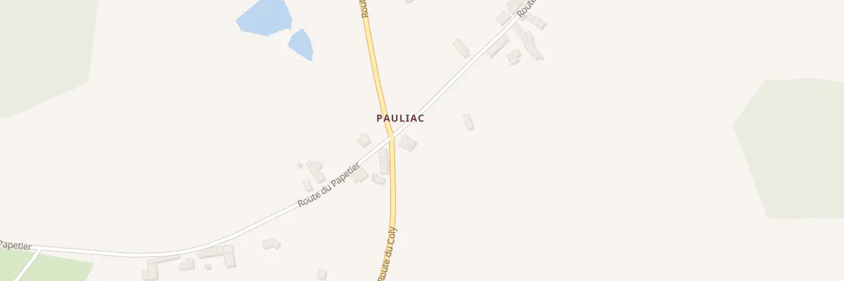 Plan du 93 Pauliac Sud à Firbeix