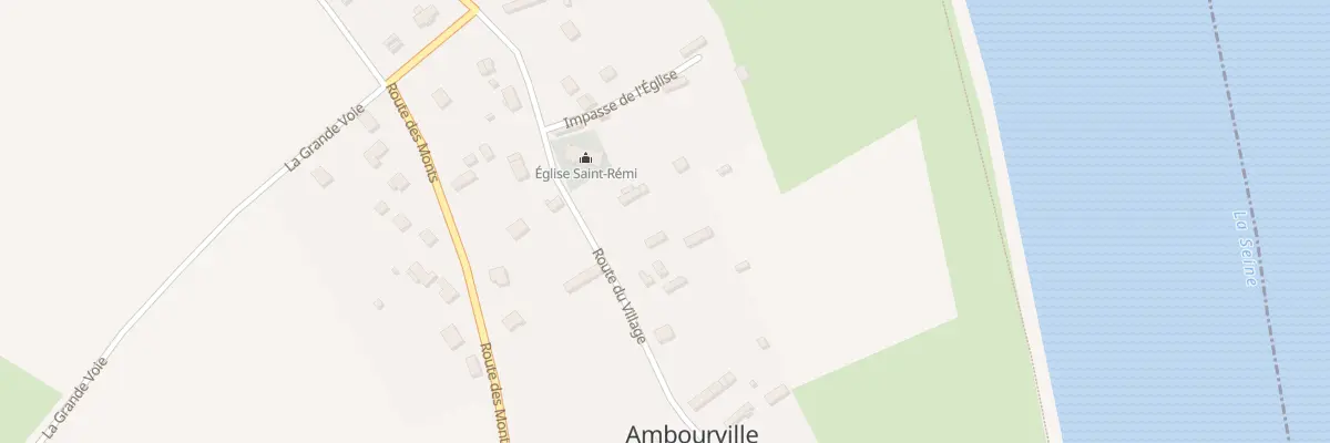 Plan du 1167 Rte du Village à Anneville-Ambourville