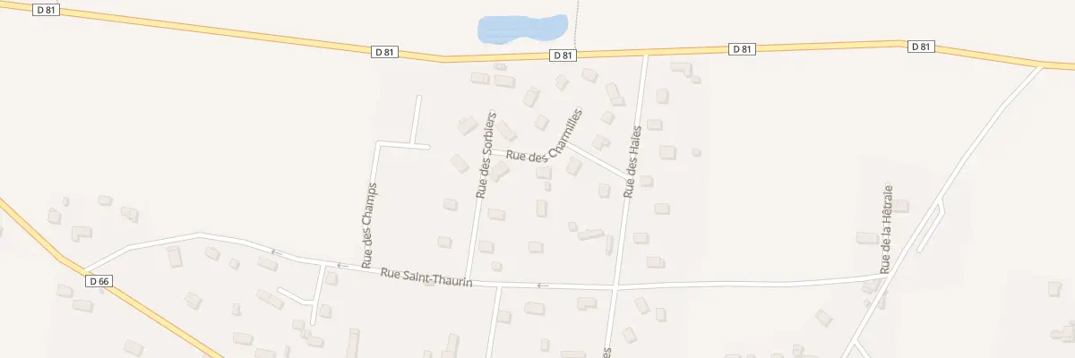 Plan du 7 Rue des Charmilles à Amfreville-Saint-Amand