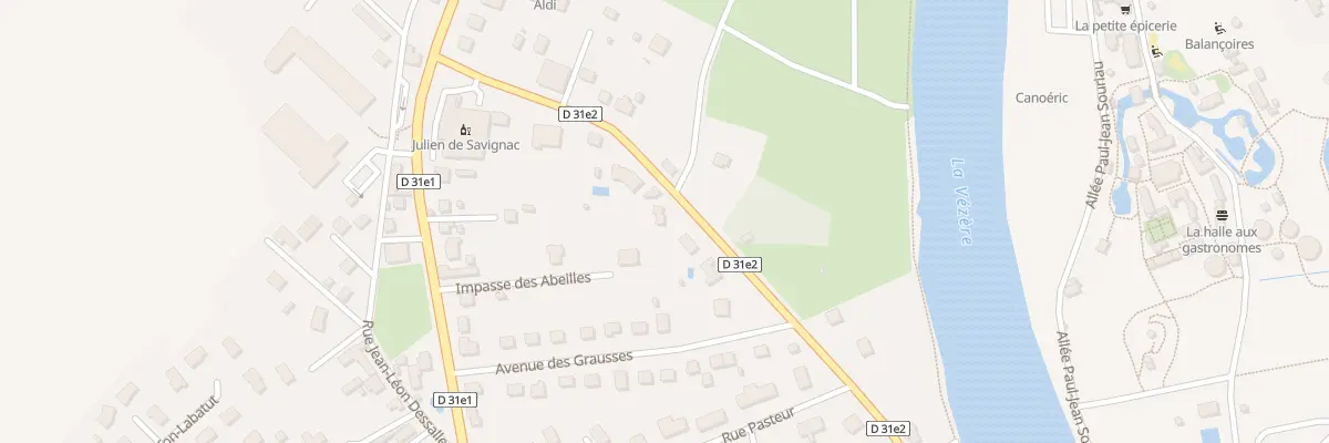 Plan du 226 Rue de Proumeyssac au Bugue