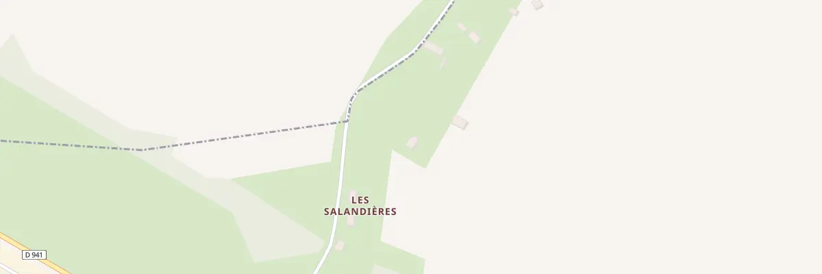 Plan du 10 Rue des Salandieres aux Ressuintes
