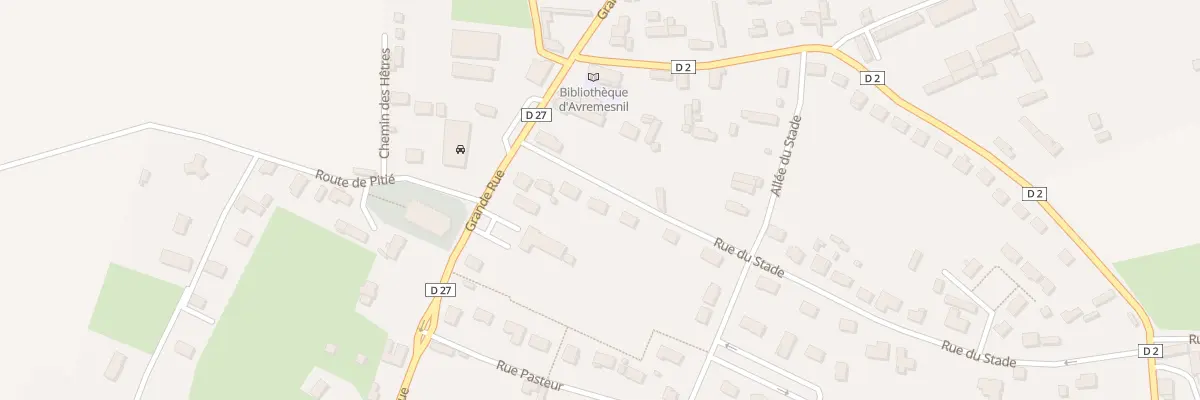 Plan du 68 Rue du Stade à Avremesnil