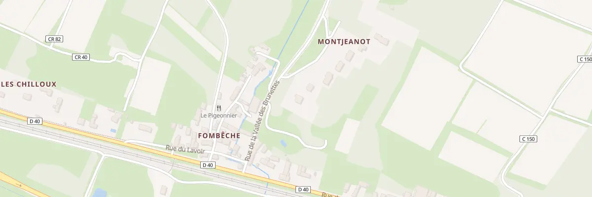 Plan du 8 Rue de la Vallee des Brunettes à Saint-Martin-le-Beau