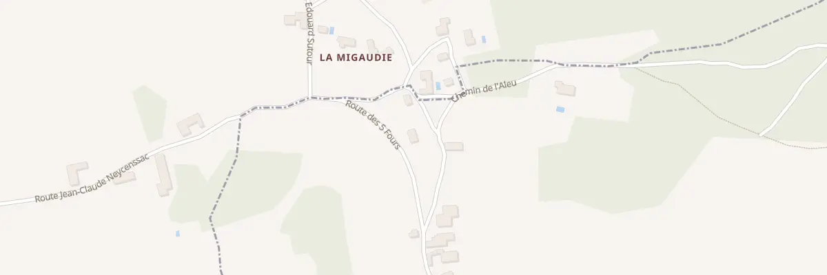 Plan du 131 Che de l’Aleu à Coulaures