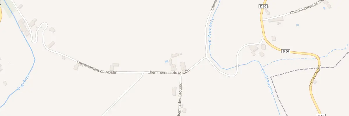 Plan du 422 Che des Gaouats à Castelbiague