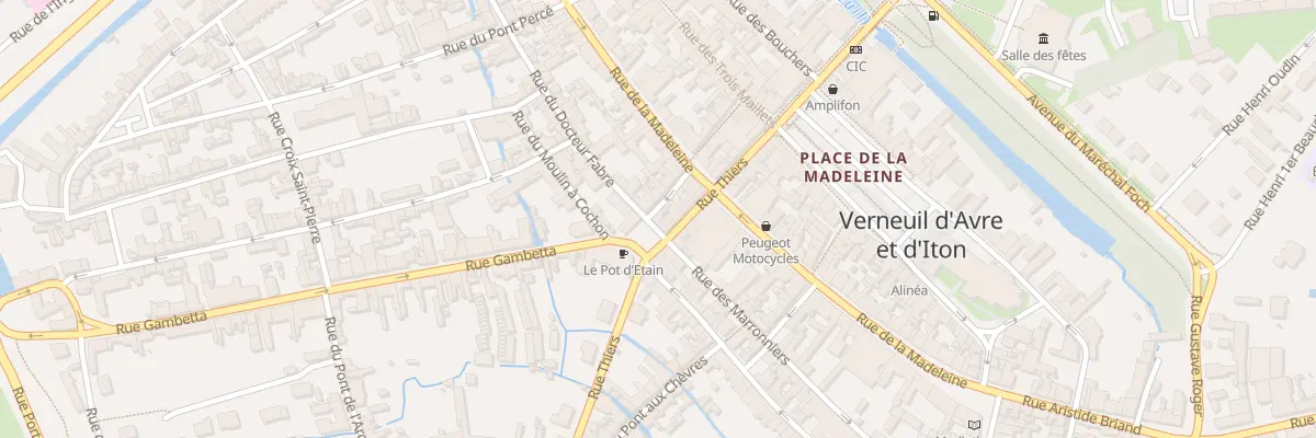 Plan de la Rue du Buisson Vert à Verneuil d’Avre et d’Iton