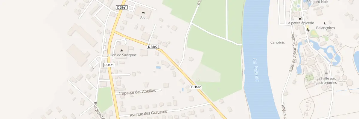 Plan du 68 Rue de Proumeyssac au Bugue