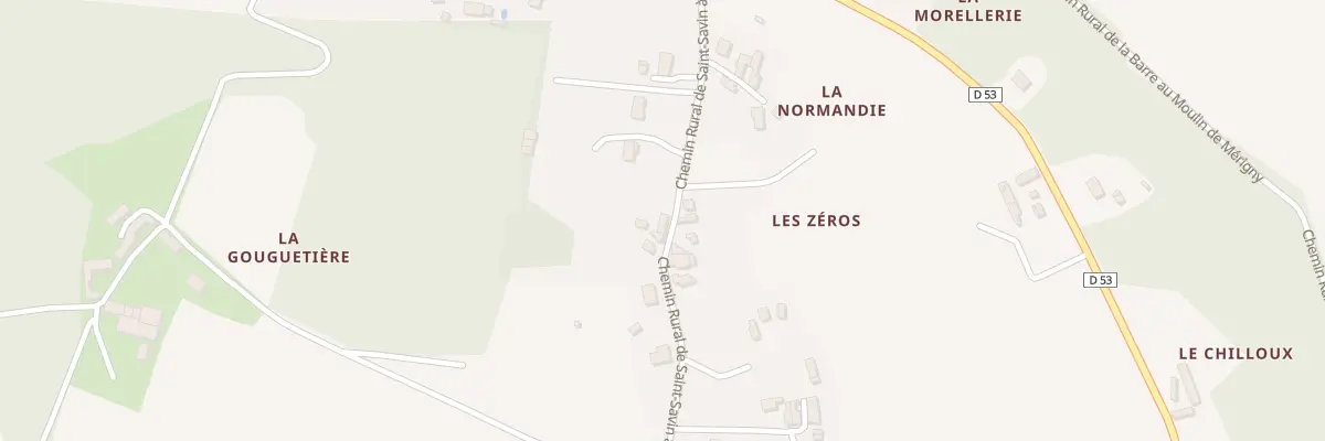 Plan du 11 Les Zeros à Mérigny