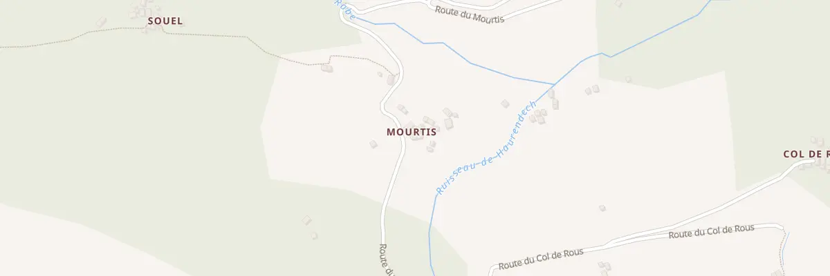 Plan du 307 Mourtis à Sentein