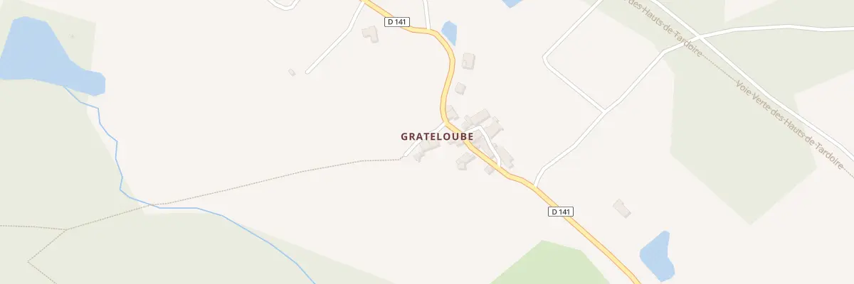Plan du 3 Che de Champagnac à Champagnac-la-Rivière