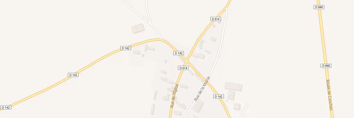 Plan du 67 Rue de l’Eglise à Faverolles-la-Campagne