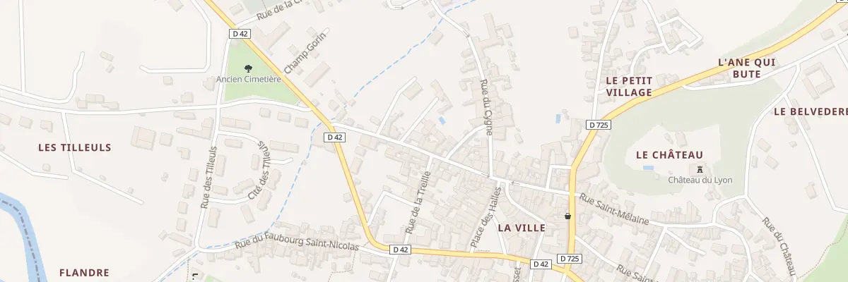 Plan du 16 Rue du Puits Berthet à Preuilly-sur-Claise