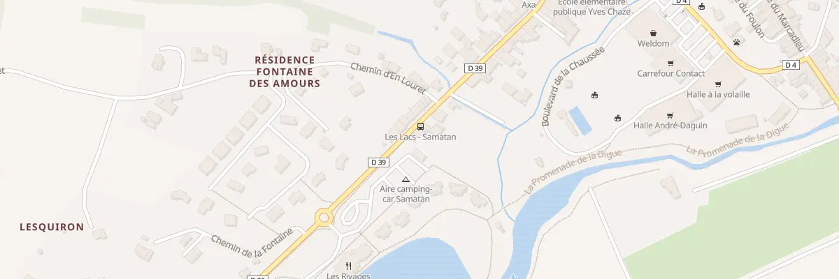 Plan du 20 Av de Lombez à Samatan