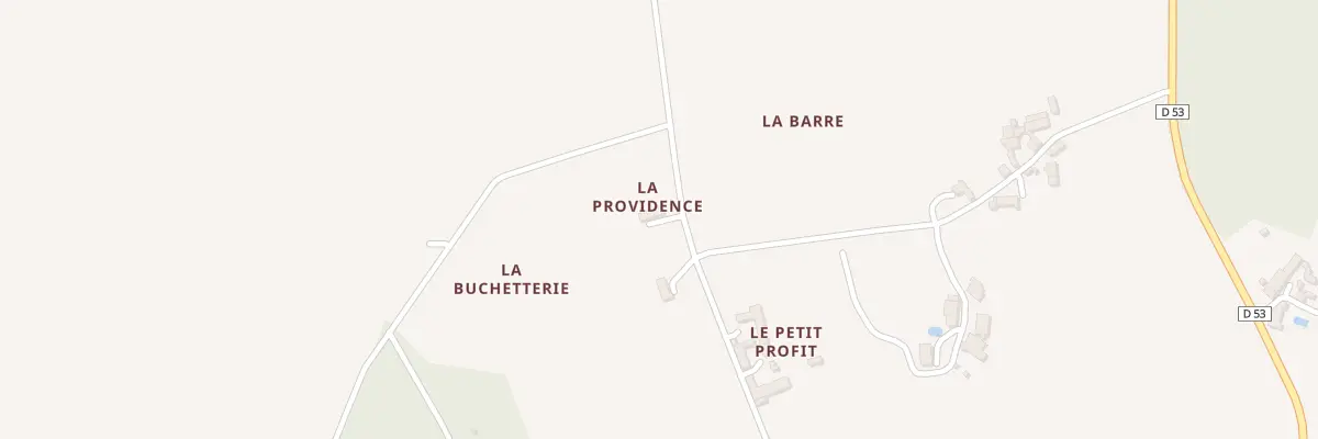 Plan du 5331 La Buchetterie à Mérigny