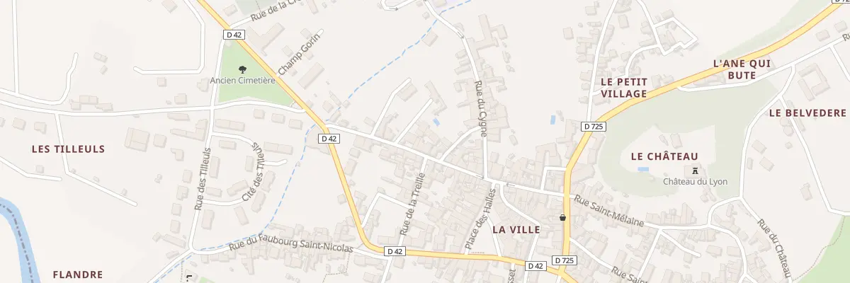 Plan du 14 Rue du Puits Berthet à Preuilly-sur-Claise