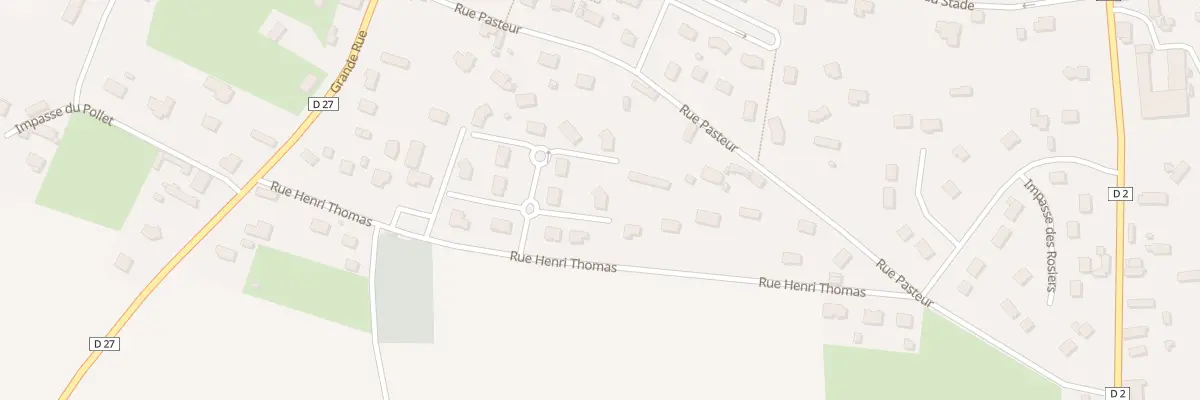 Plan du 8 Rue Henri Thomas à Avremesnil