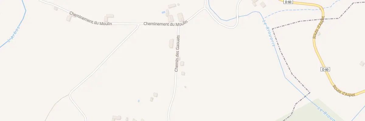 Plan du 531 Che des Gaouats à Castelbiague
