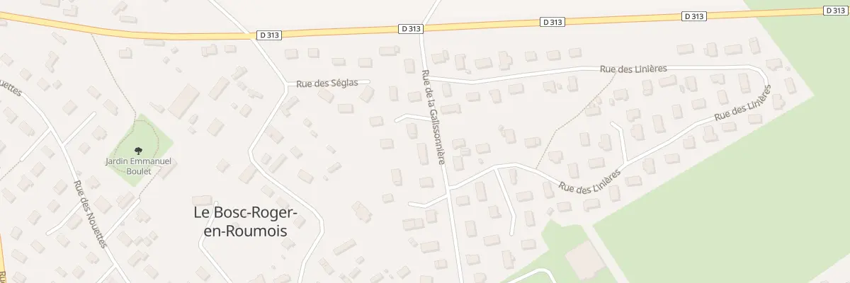 Plan du 37 Rue de la Galissonniere à Bosroumois