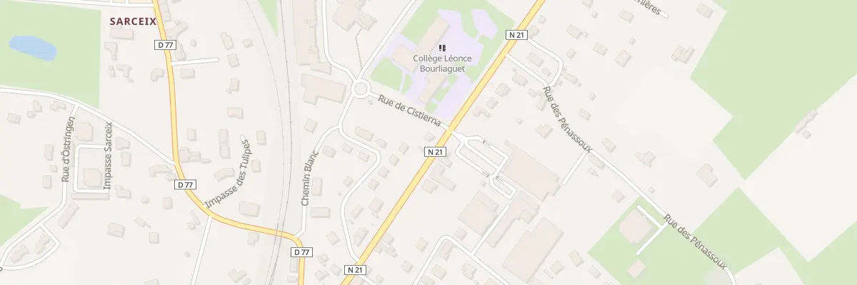 Plan du 39 Av Charles de Gaulle à Thiviers
