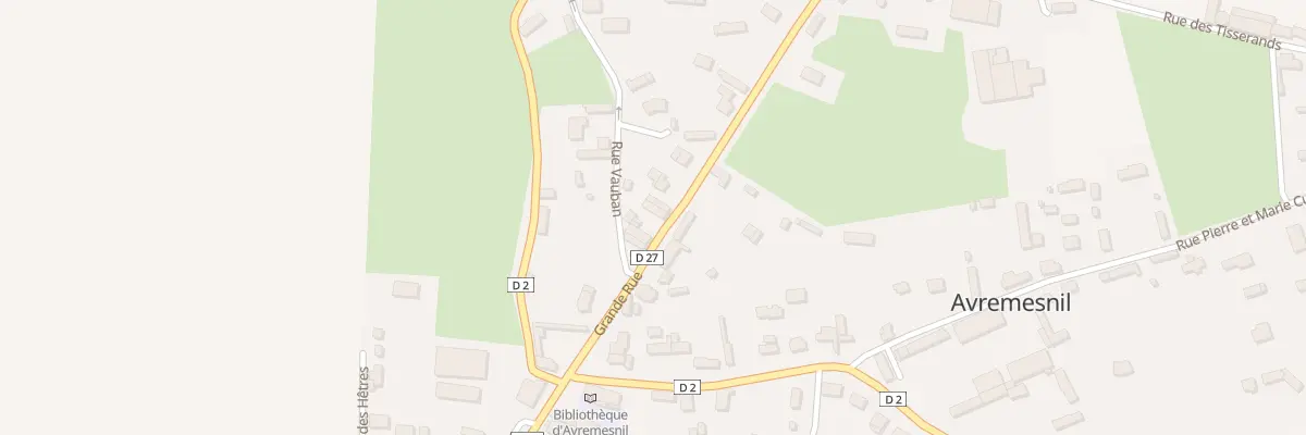 Plan du 649 Grande Rue à Avremesnil