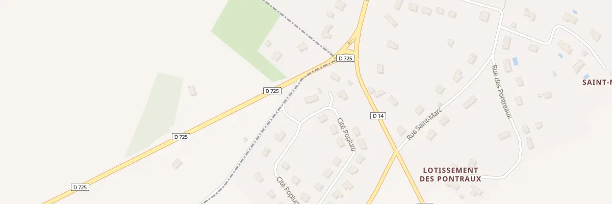 Plan du 40 Pouplouroux à Preuilly-sur-Claise