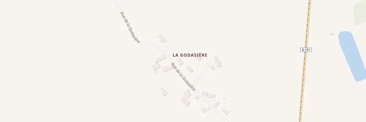 Plan du 9 Rue de la Godasière à Épuisay