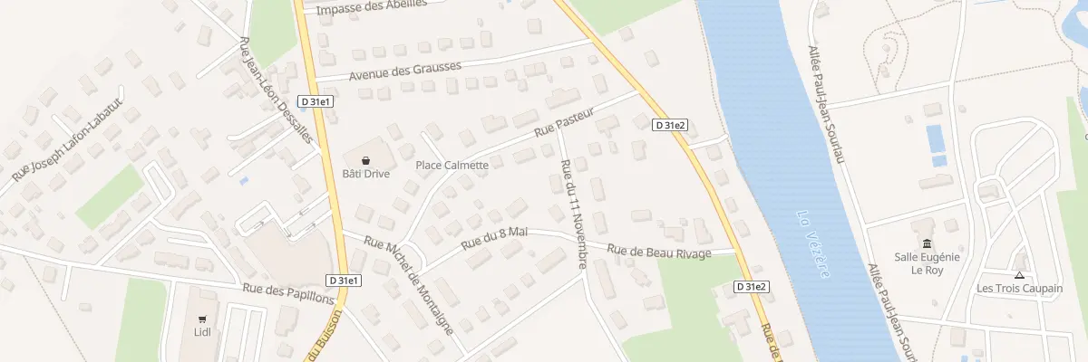 Plan du 4 Rue du Onze Novembre au Bugue