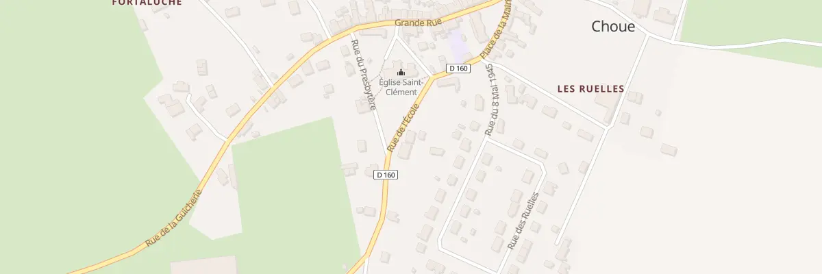 Plan du 4 Rue de l’Ecole à Choue