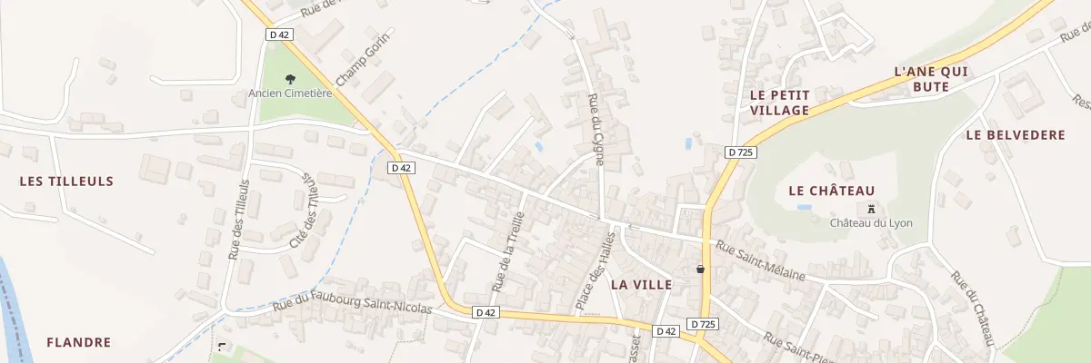 Plan du 10 Rue du Puits Berthet à Preuilly-sur-Claise