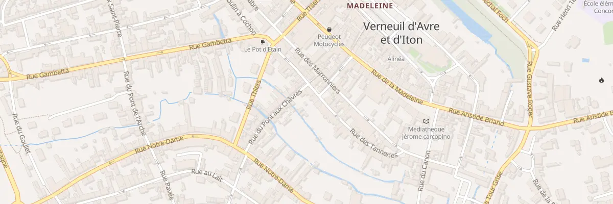 Plan du 78 Rue des Tanneries à Verneuil d’Avre et d’Iton