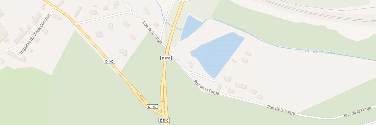 Plan du 28 Rue de la Forge à Conches-en-Ouche