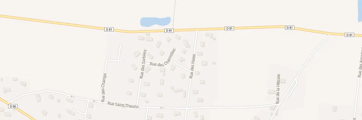 Plan du 2 Rue des Charmilles à Amfreville-Saint-Amand