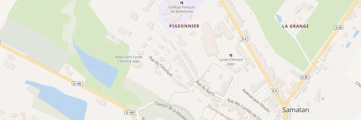Plan du 28 Rue du Barry à Samatan