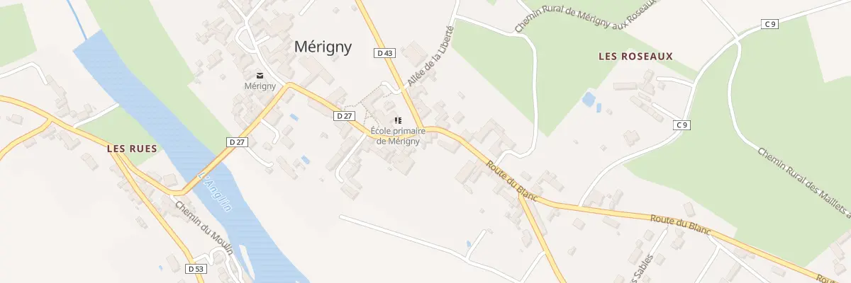 Plan du 18 Rue de la Mairie à Mérigny