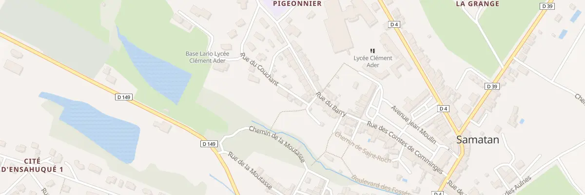 Plan du 47 Rue du Couchant à Samatan