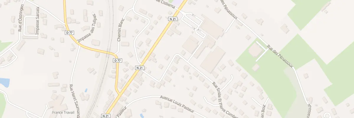 Plan du 12 Rue Joseph Laurens à Thiviers