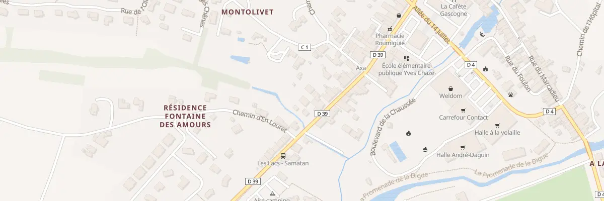 Plan du 19B Av de Lombez à Samatan