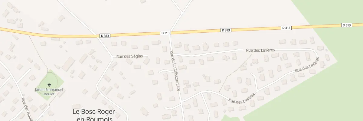 Plan du 46 Rue de la Galissonniere à Bosroumois