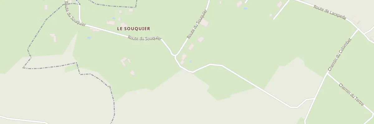 Plan du 62 Le Souquier à Audrix