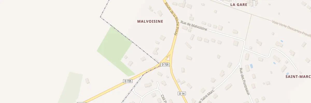 Plan du 6 Rte de la Roche Posay à Preuilly-sur-Claise